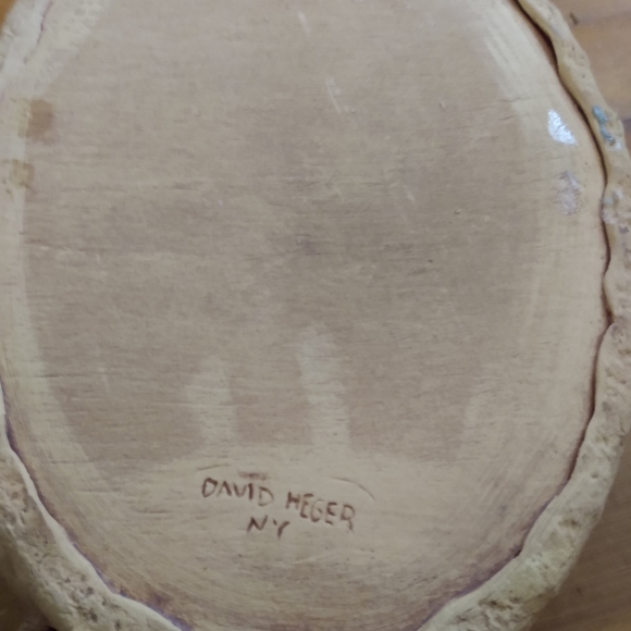 Vintage David Heger Corn Pottery Bowl - Picture 5 of 7